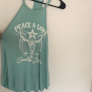 BEAUTIFUL TURQUOISE TANK TOP!